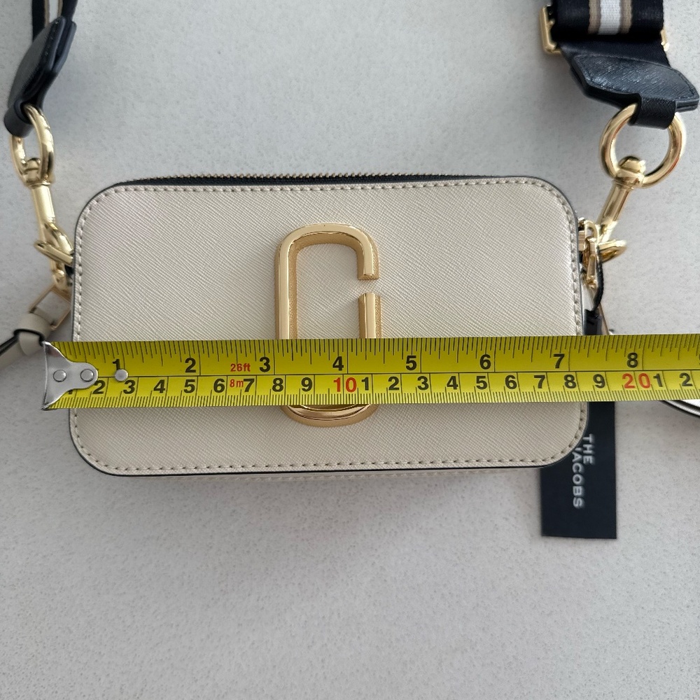 NWT Marc Jacobs The Snapshot Leather Camera Crossbody Bag Saffiano Leather - Picture 13 of 15